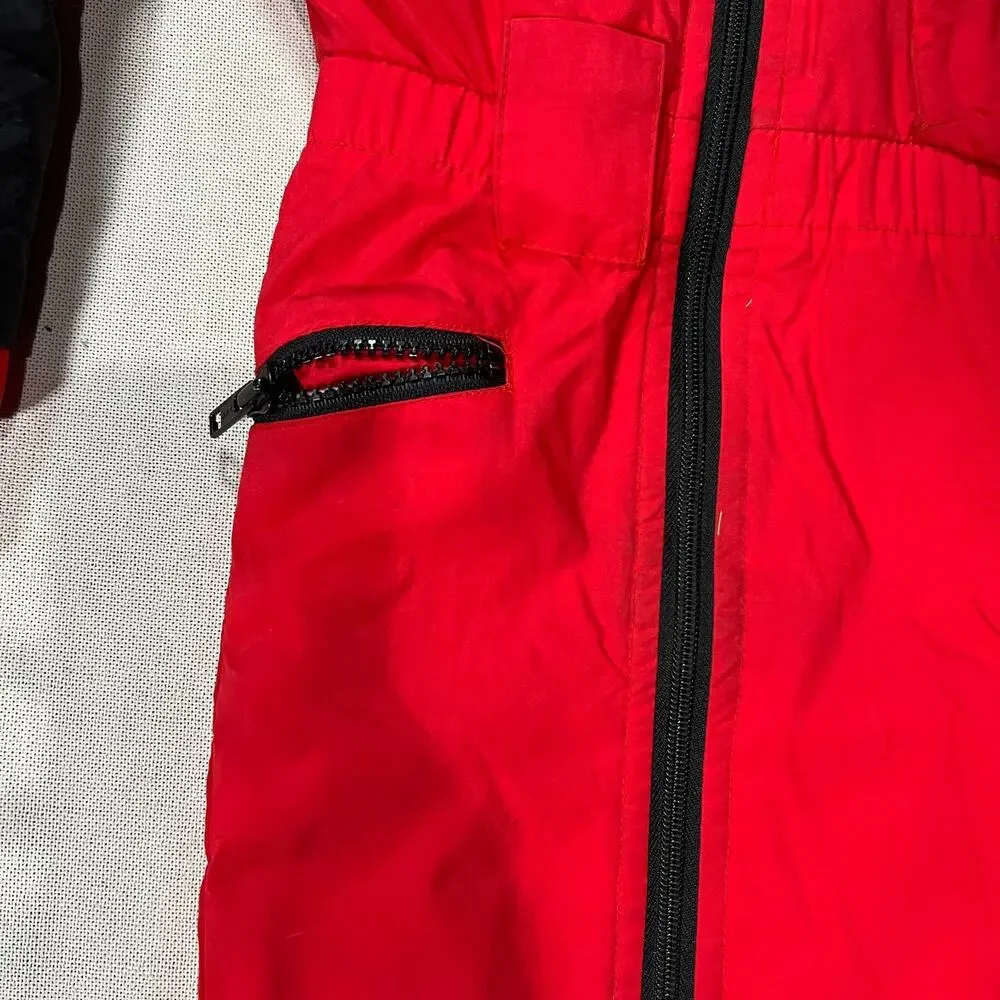 Vintage Ossi Skiwear One Piece Ski Suit Boys Sz XL Snow Suit Snowboard Retro